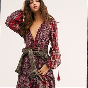Free People Happy Feelings Midi Dress